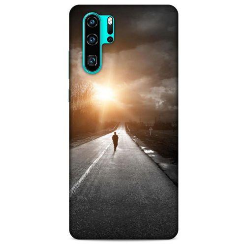 Huawei P30 Pro Kılıf Depresyon (38) Neo Hybrid Kılıf Yeşil Kırmızı Mor