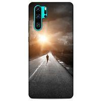 Huawei P30 Pro Kılıf Depresyon (38) Neo Hybrid Kılıf Yeşil Kırmızı Mor