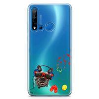 Huawei Nova 5i Kılıf Entel Köpek Arka Kapak Koruma Desenli Full Koruyucu