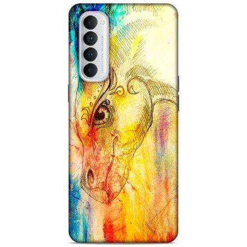 Lopard Oppo Reno 4 Pro Uyumlu Kılıf Manipülasyon ☻ (35) Fit Design Kılıf Baskılı