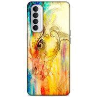 Lopard Oppo Reno 4 Pro Uyumlu Kılıf Manipülasyon ☻ (35) Fit Design Kılıf Baskılı