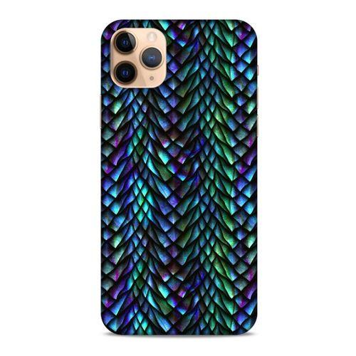 Apple Iphone 11 Pro Kılıf Dragons (1) Kılıfı Ejderha Pulları Rainbow