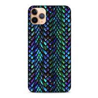 Apple Iphone 11 Pro Kılıf Dragons (1) Kılıfı Ejderha Pulları Rainbow
