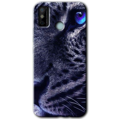 Potkal Hediye Fabrikası Tecno Spark 6 Go Kılıf HD Desen Baskılı Arka Kapak - Yeşil Kurt