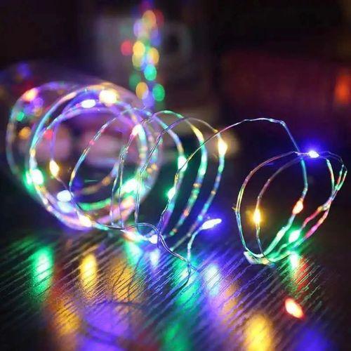 Greyder Gd967 Şerit Pilli Aydınlatma 5 Metre 50 Adet Rgb Peri Led