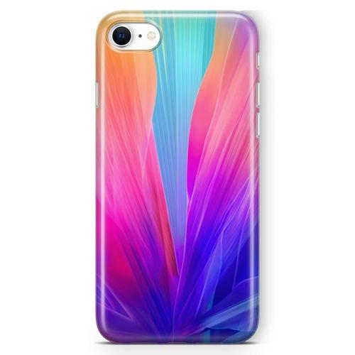 Apple iPhone SE 2020 Kılıf Makro Çiçek Arka Kapak Koruma Desenli Full Koruyucu