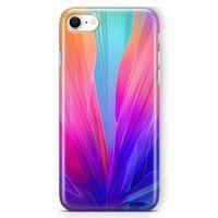 Apple iPhone SE 2020 Kılıf Makro Çiçek Arka Kapak Koruma Desenli Full Koruyucu