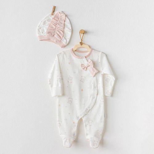 Andywawa AC24138 Ballerina Bebe Tulum Takım Ekru