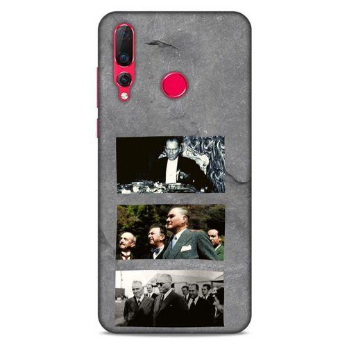 Lopard Huawei P Smart Z Uyumlu Kılıf Atatürk (12) Koruyucu Silikon