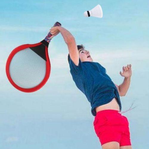 Buffer Işıklı Badminton Seti Hafif Portatif Taşınabilir Fileli Işıklı Raket Işıklı Topu Dahil