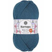 1 Adet Baby One Tüylenmeyen El Örgü İpi Yünü Petrol K1467