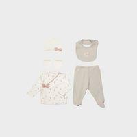 Bibaby Bibaby Biorganic Sweet Lady 5 Parça Hastane Çıkış Seti 62363 Light Beige