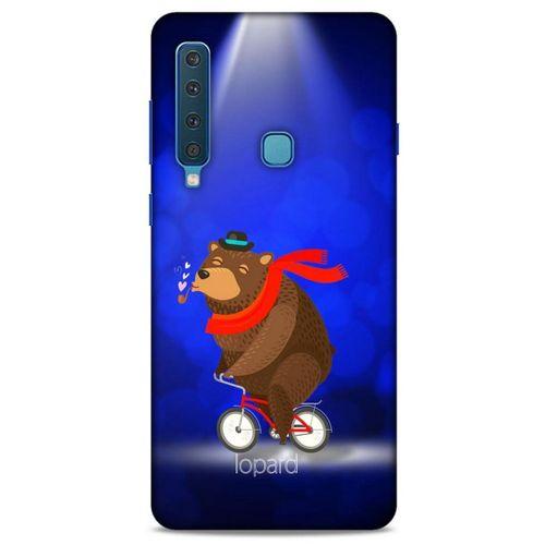 Samsung Galaxy A9 2018 Kılıf FunnyMaX (43) Thin Fit Kılıf Lacivert Ayılı