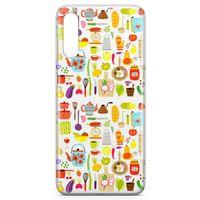 Samsung Galaxy A30s Kılıf Pratik Mutfak Gereçleri Arka Kapak Koruma Desenli Full Koruyucu