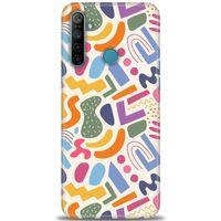 Realme C3 Kılıf HD Baskılı Kılıf - Color + Tam Ekran Koruyucu