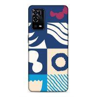 Oppo A55 5G Uyumlu Kılıf Insomnia (20) Koruyucu Kılıf Mavi