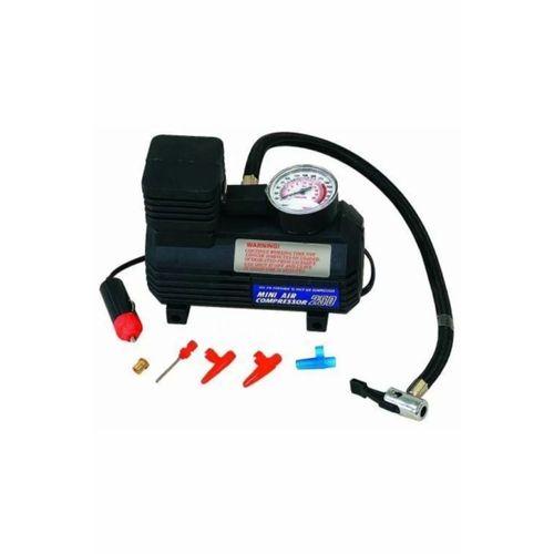 Araba Oto Araç Lastik Şişirme Pompası Hava Kompresörü 250psi 12v Volt Şişirici Kompresör Pompa Seti