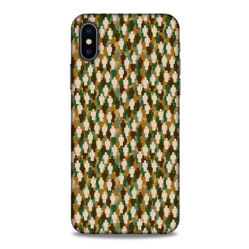 Kamuflaj 48 Apple iPhone X Kılıf Silikon Kapak
