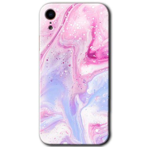 iPhone XR Kılıf HD Desen Baskılı Arka Kapak - Kabarmış Leke + Kırılmaz Cam