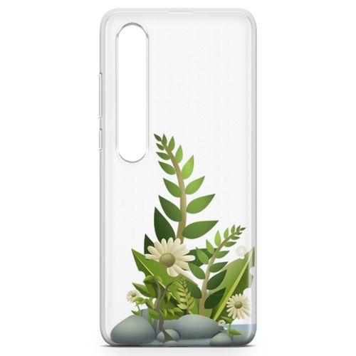 Xiaomi Mi 10 Pro Kılıf Tropik Papatyalar Arka Kapak Koruma Desenli Full Koruyucu