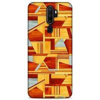 Lopard Oppo A5 2020 Uyumlu Kılıf Wood'X (44) Tough Armor Kılıf Desenli