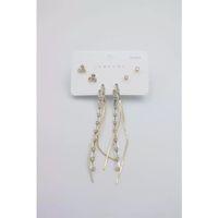 Çoklu Set Küpe - Altın