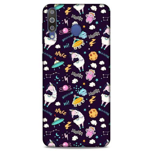 Spacex (47) Tema Crystal Flex Kılıf Samsung Galaxy M30 Kılıf