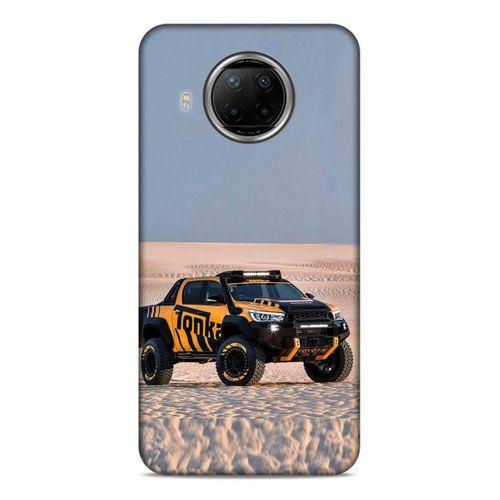 Lopard Xiaomi Redmi Note 9 Pro 5G Uyumlu Kılıf PickUpX (44) Tough Armor Kılıf Turuncu Siyah