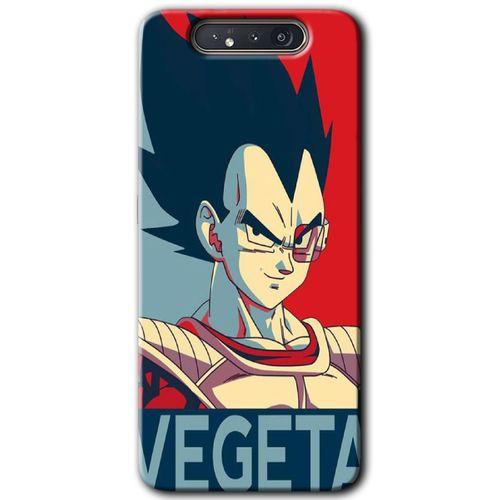 Potkal Hediye Fabrikası Samsung Galaxy A80 Kılıf HD Desen Baskılı Arka Kapak - Vegeta