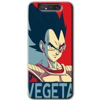 Potkal Hediye Fabrikası Samsung Galaxy A80 Kılıf HD Desen Baskılı Arka Kapak - Vegeta