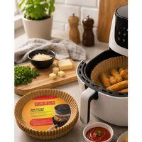 100 Parça Airfryer Kağıdı Tek Kullanımlık Temiz Pişirme Kağıdı