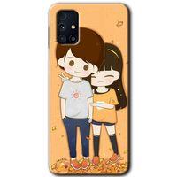 Potkal Hediye Fabrikası Samsung Galaxy M31s Kılıf HD Desen Baskılı Arka Kapak - Şıpsevdi Çift