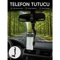 Araç İçi Dikiz Aynası Telefon Tutucu 360° Dönebilen Katlanabilir