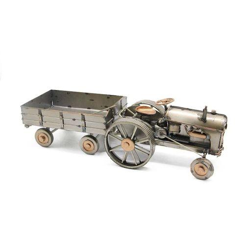 Dekoratif Metal Traktör Römork