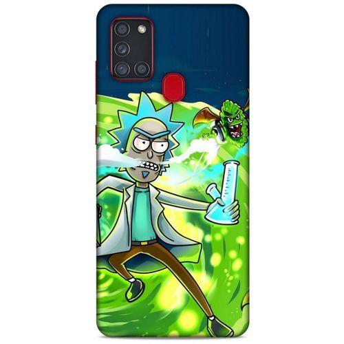 Samsung Galaxy A21s Uyumlu Kılıf Rick And Morty (19) Kılıfları Ethan