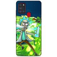 Samsung Galaxy A21s Uyumlu Kılıf Rick And Morty (19) Kılıfları Ethan