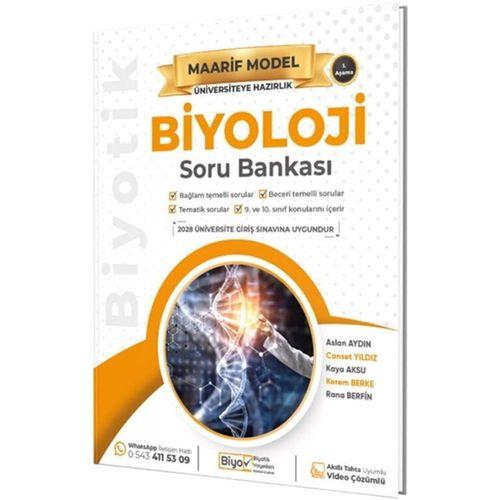 Üniversiteye Hazırlık Biyoloji Maarif Model Soru Bankası Biyotik Yayınları