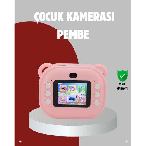 Anında Baskı Özellikli Çocuk Kamerası – 24mp Hd Çift Lens, 32gb Hafıza Ve Oyun Modu