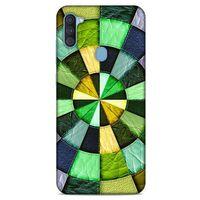 Samsung Galaxy A11 Kılıf Patchwork (36) Glitter Kılıf Yeşil Tonları