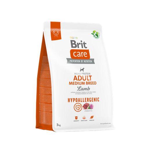 Brit Care Orta Irk Yetişkin Köpekler İçin, Tek Proteinli, Hipoalerjenik, Kuzu Etli Kuru Mama 3 kg
