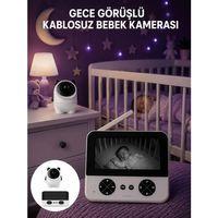 Kablosuz Bebek Kamera Sistemi Ninni Ve Alarm Özellikli Yeni Nesil