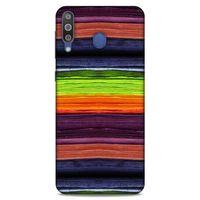 Lopard Samsung Galaxy M30 Uyumlu Kılıf Wood'X (27) Tasarımlı Kılıf Baskılı