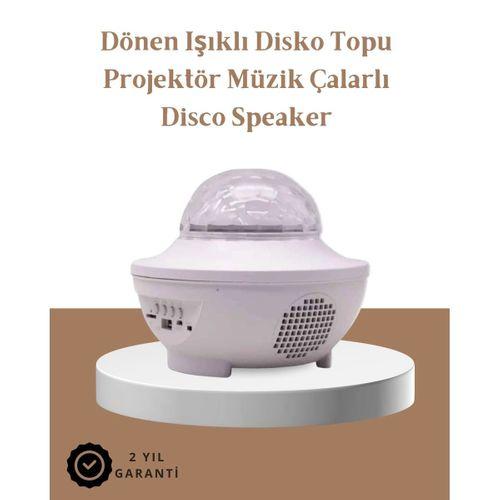 Müzik Ritimli Işık Değişimi & Dönen Dalga Efekti – Galaxy Projektör