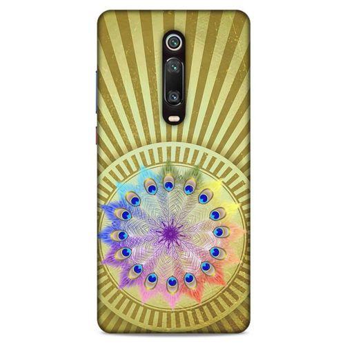 Xiaomi Mi 9T Kılıf Desenli Özel Seri Tüyler (27) Tasarımlı Kılıf