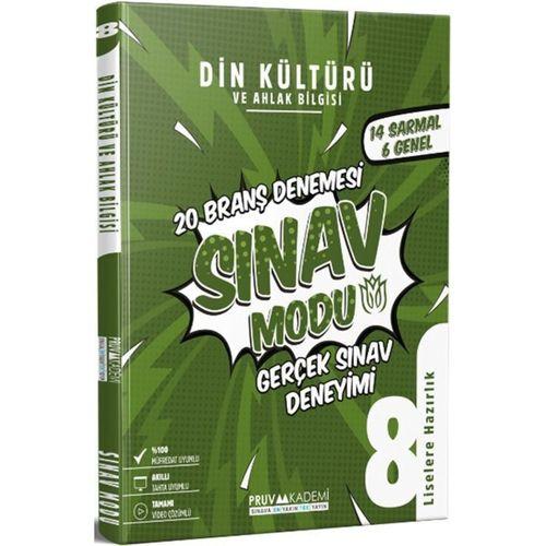 8. Sınıf Din Kültürü ve Ahlak Bilgisi Branş Denemesi Pruva Akademi