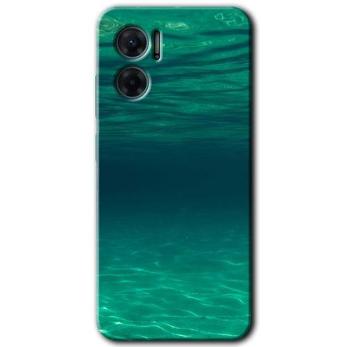 Xiaomi Redmi 10 5G HD Baskılı Kılıf + 9D Tam Ekran Koruyucu - Derin Deniz