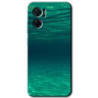 Xiaomi Redmi 10 5G HD Baskılı Kılıf + 9D Tam Ekran Koruyucu - Derin Deniz