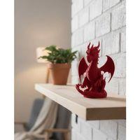 12 Cm Kırmızı Ejderha Figürü Koleksiyonluk Dekoratif Biblo