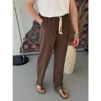 Erkek İthal Yıkamalı Keten Pantolon