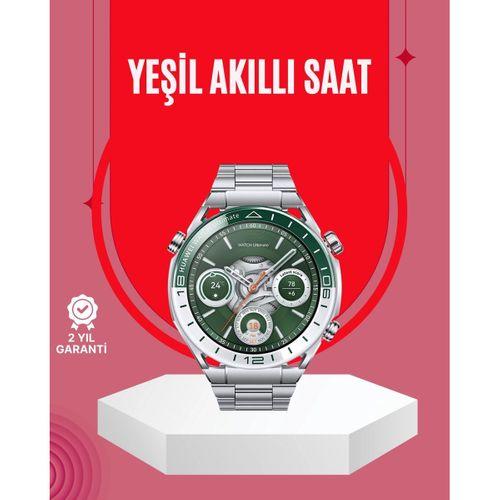 Amoled Smartwatch Harita Modlu Bluetooth Aramalı 3 Değiştirilebilir Kayışlı